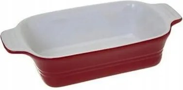 Agyag Edény téglalap alakú 22x11 cm piros