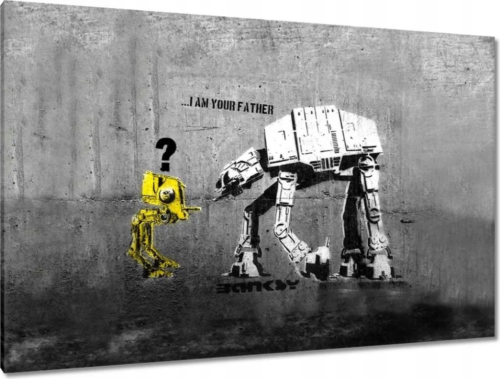 Festmények 120x80 Banksy I am your father
