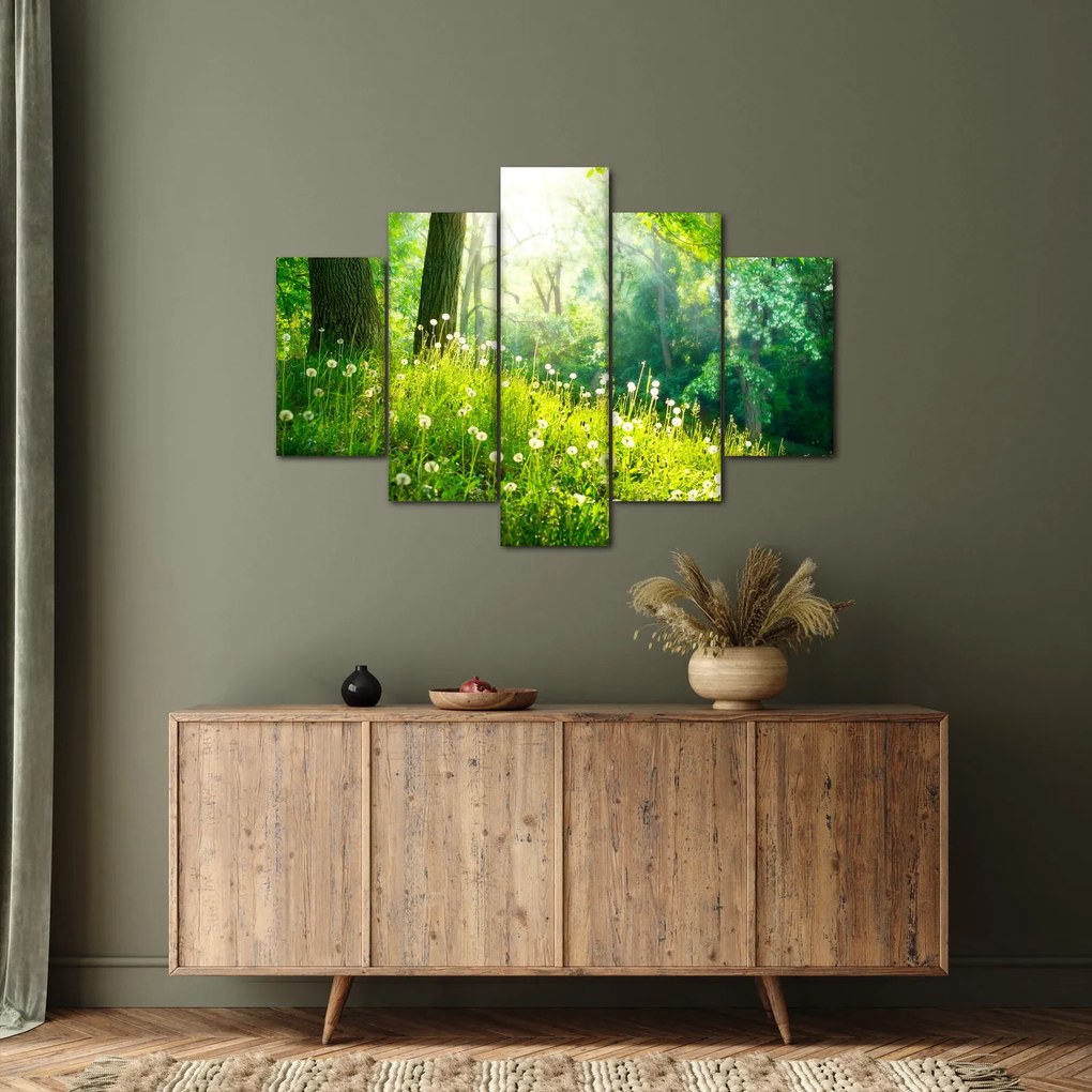 Kép - Varázslatos rét tele pitypanggal (150x105 cm)