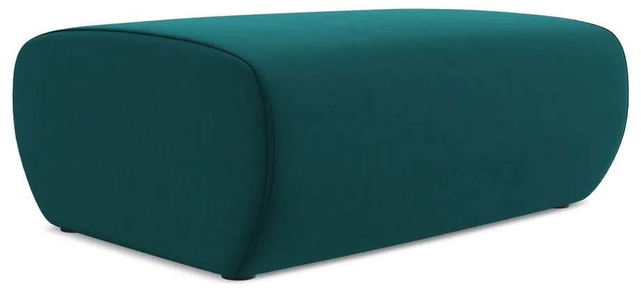 Türkiz bársony lábtartó Kapua – Makamii