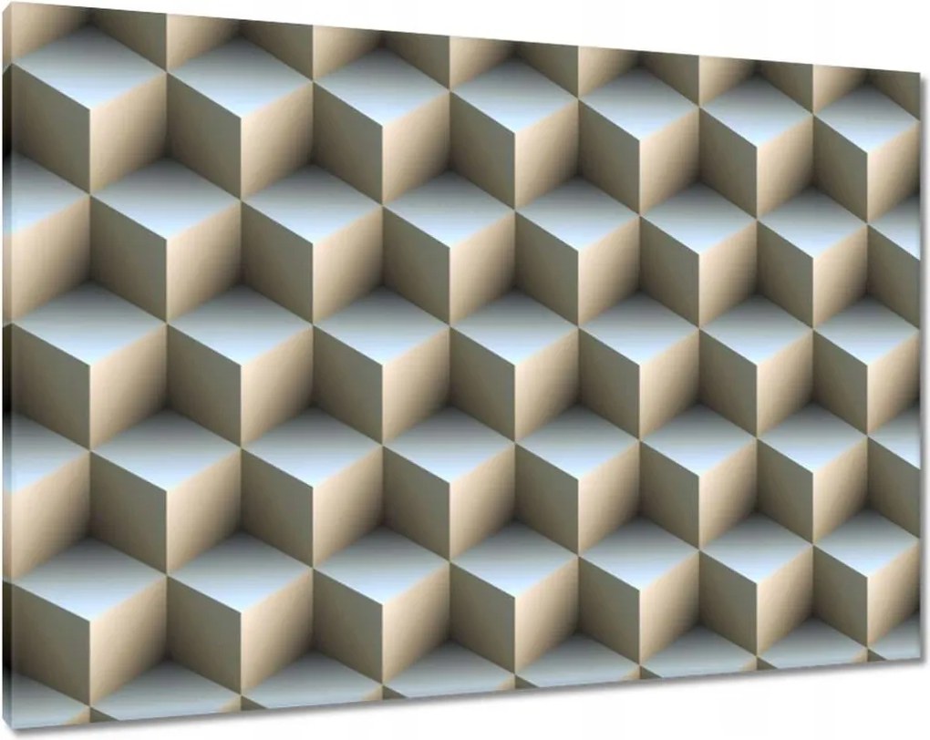 Festmények 100x70 3D kockák