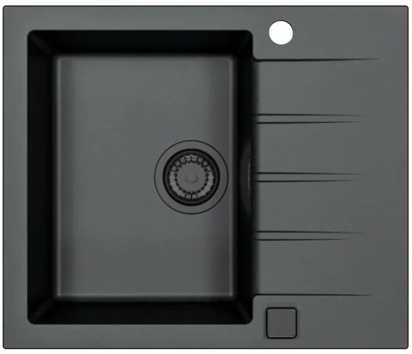 ALVEUS SETA23230 - Konyhai mosogató CADIT+MINTAS mosogató csaptelep 34cm gránit/fekete