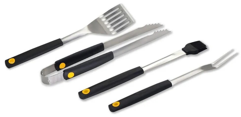 Fieldmann - Grillezési kellékek 4 db rozsdamentes acél