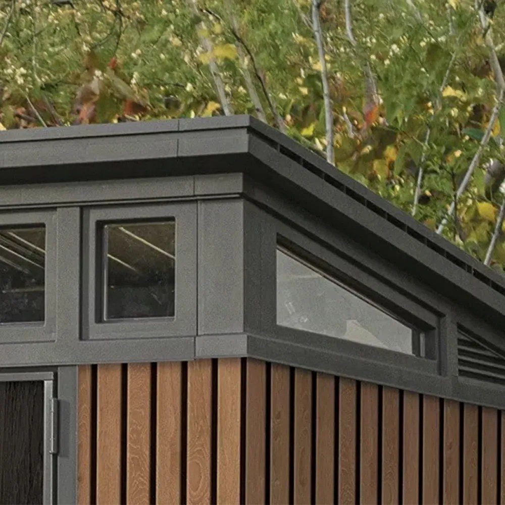 Signature PENT 7x7 műanyag kerti ház velencei barna