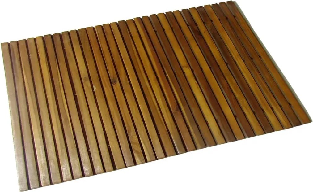 vidaXL Akácfa fürdőszőnyeg 80 x 50 cm