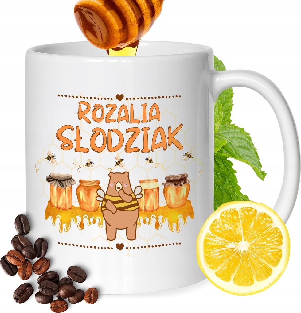 Bögre Rozáliának Barátnőknek Ajándék Nyomtatott Fehér 330ml