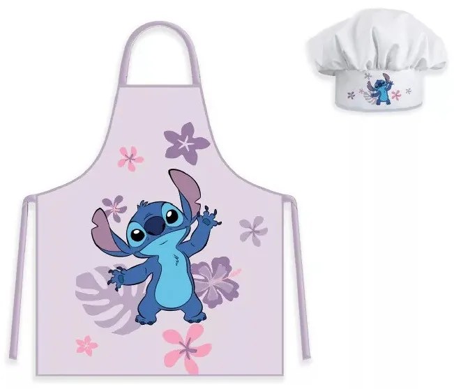 Lilo és Stitch A csillagkutya gyerek kötény 2 darabos szett (Hibiscus)