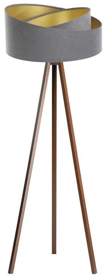 Állólámpa GALAXY 1xE27/60W/230V szürke/wenge