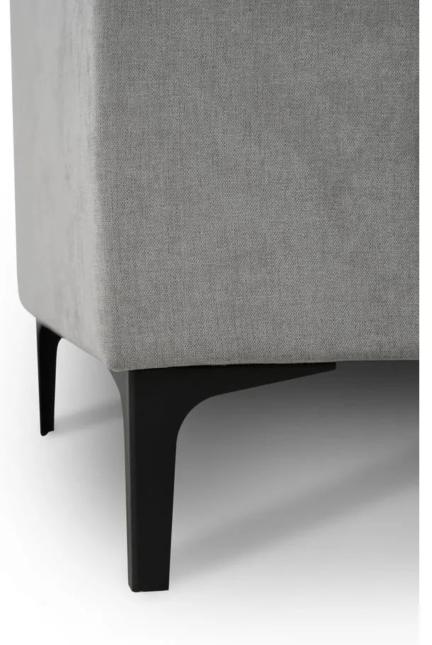 Szürke sarokkanapé (jobb oldali-heverő résszel) Copenhagen – Scandic