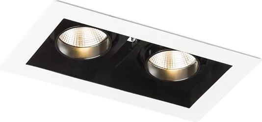 RENDL BONDY II zápustná bílá 230V LED 2x7W 24° 3000K