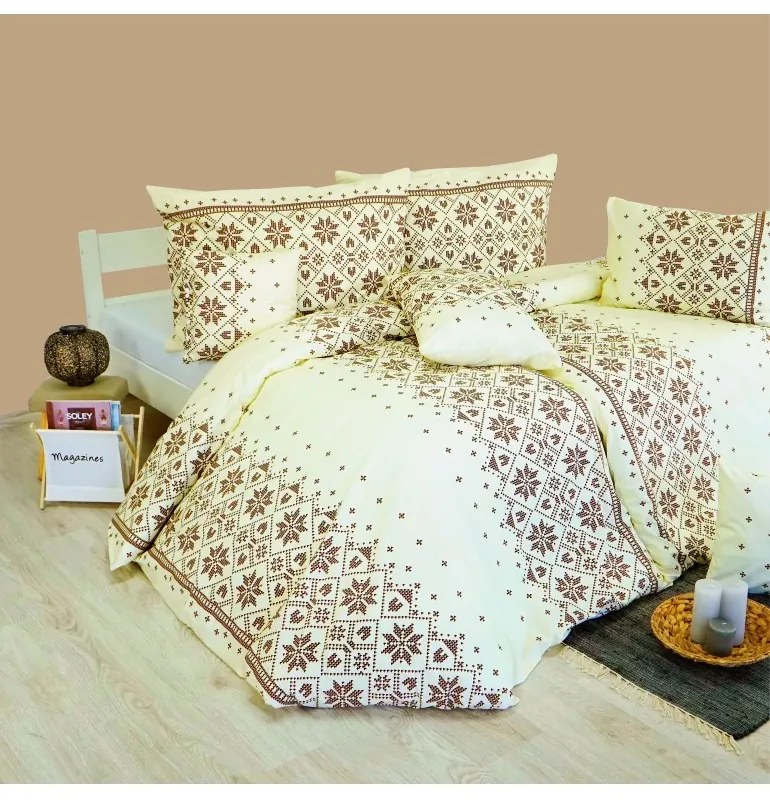 EMI Etno ágyneműhuzat, A standard egyszemélyes ágy szett tartalma: 1x 140x200 + 1x 70x90