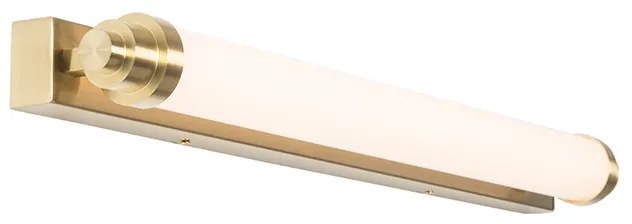 Fali lámpa fehér arannyal, beépített LED-del, 3 fokozatú fényerő-szabályozóval, IP44 - Yordi