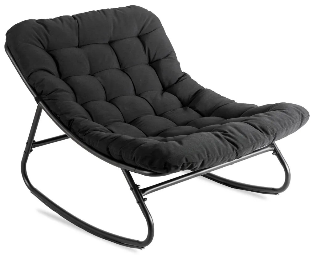 Hintafotel Fekete Párnával. AURORA