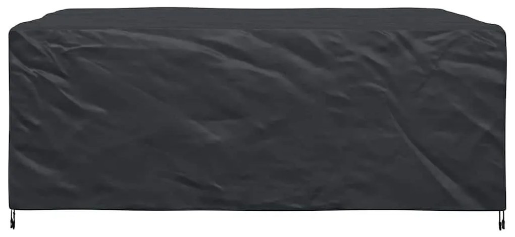 Kültéri bútorhuzat Fekete 250 x 210 x 70 cm 210D