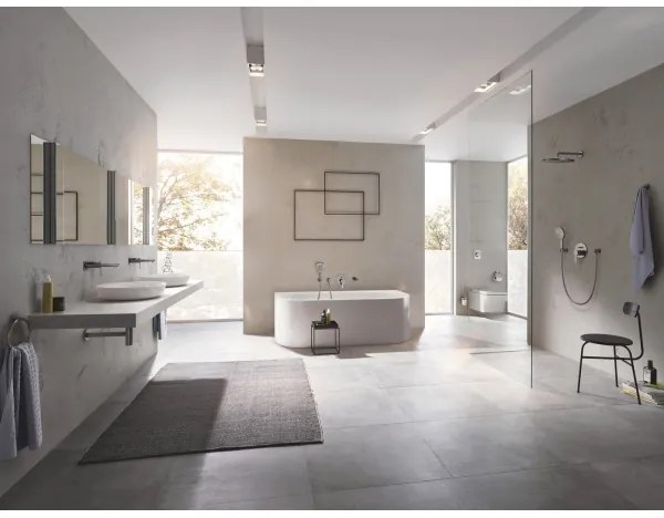 GROHE 23444AL1 - LINEARE mosdócsaptelep 207 mm grafit