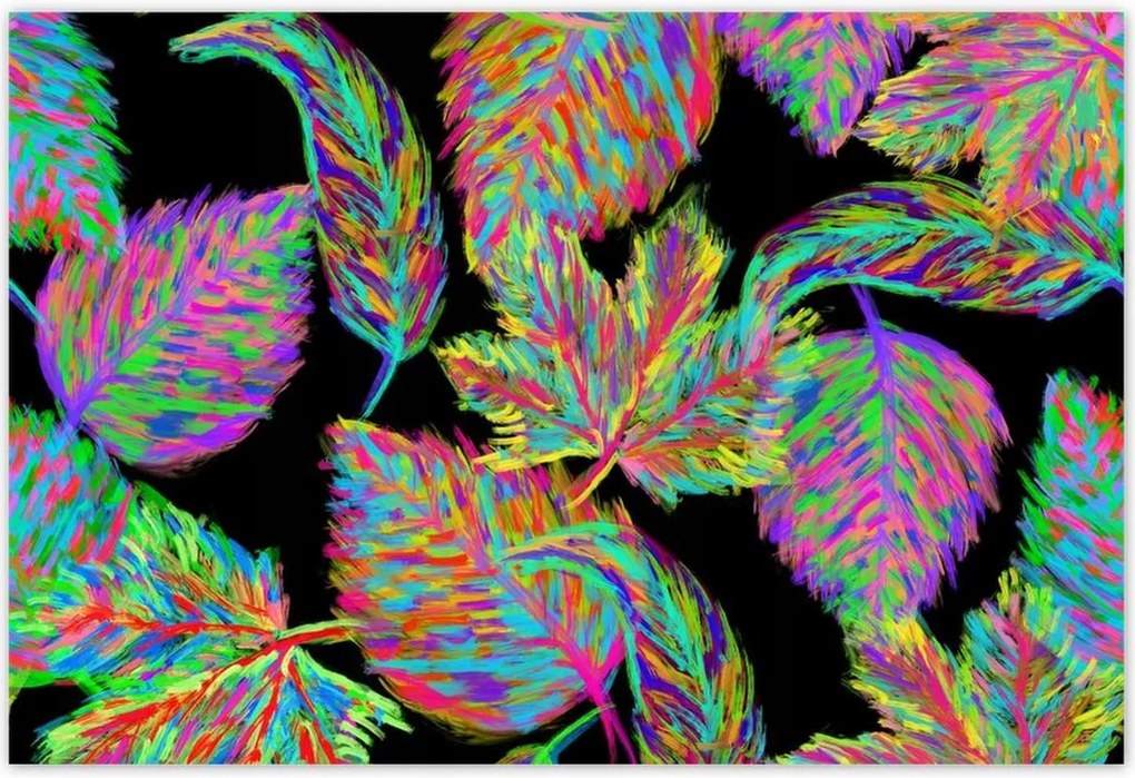 Poszterek 185x125 Színes levelek Levelek