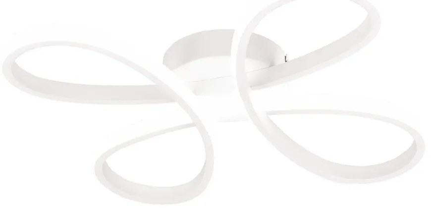 Fehér LED mennyezeti lámpa 40x40 cm Fly – Trio