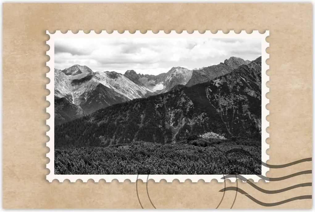 Poszterek 90x60 Tátra Lengyel hegyek Kilátás