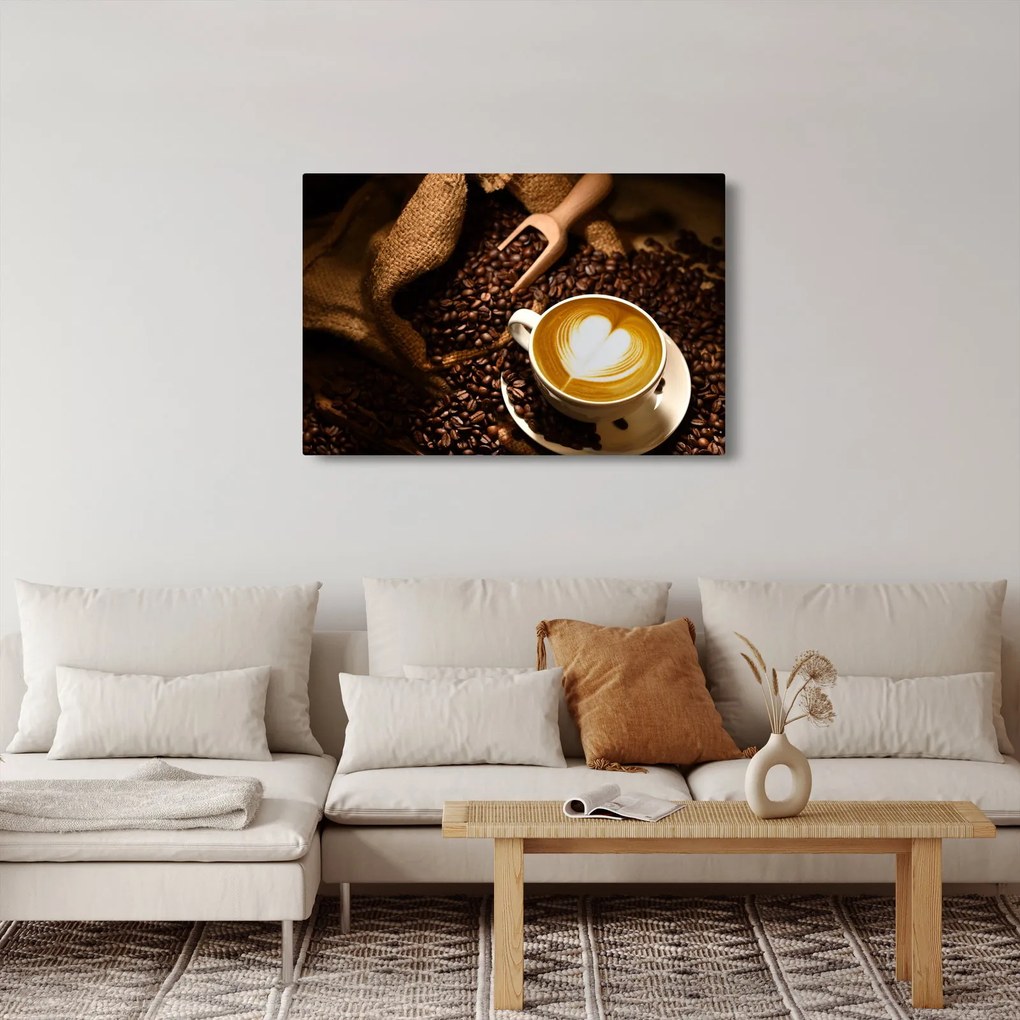 Kép - Egy csésze kávé (90x60 cm)