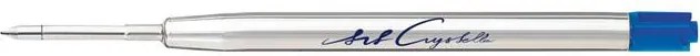 Golyóstollbetét, SWR Broadway, Rialto, Rimini, Royal, Oslo SWAROVSKI® tollakhoz, kék, 0,7mm, ART CRYSTELLA® (TSWTB014)