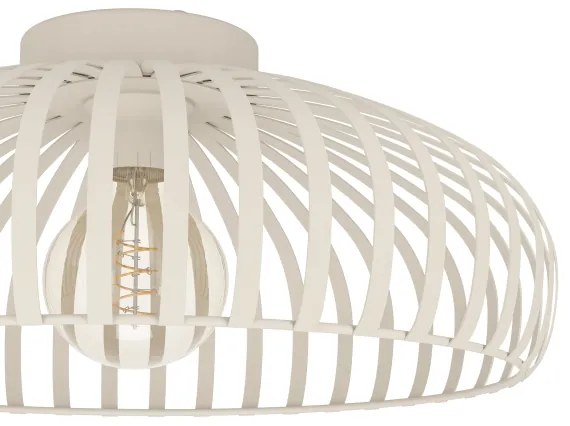 Eglo 901747 - Mennyezeti lámpa MOGANO 1xE27/40W/230V átm. 43 cm krémes