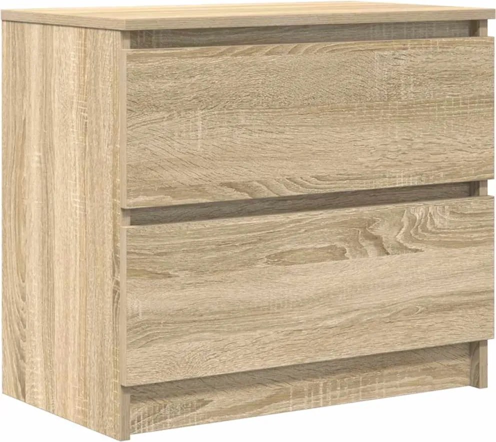 vidaXL sonoma tölgy színű szerelt fa TV-szekrény 60x35x54 cm