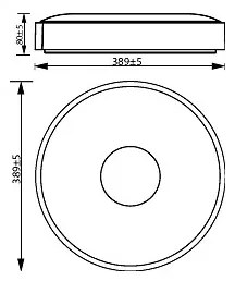 Philips COINER LED 24W 230V 2700K fehér dimmelhető mennyezeti lámpa