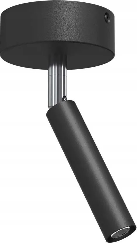 Mennyezeti spot lámpatest fekete kerek reflektor cső Brosline