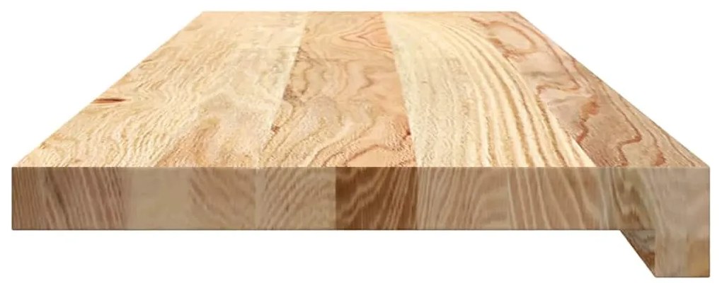 4 db tömör tölgyfa lépcsőfokok kezeletlen 80x30x2 cm
