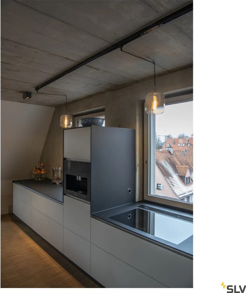 SLV 1003004 PANTILO Modern Függesztett Lámpa Króm E27 IP20