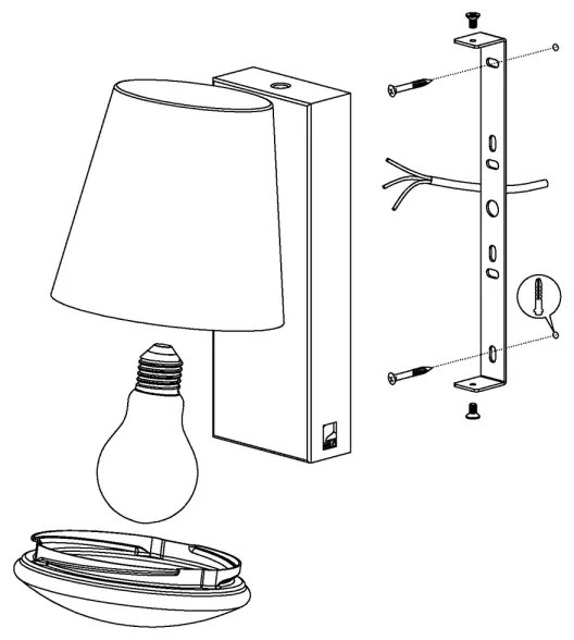 Eglo 97482 - LED dimmelhető kültéri lámpa CALDIERO-C 1xE27/9W/230V IP44
