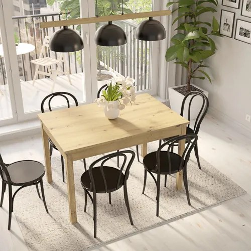 SENDI Étkezőasztal 120x80 cm.