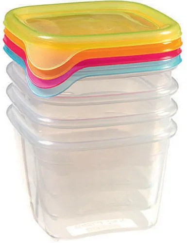 Curver 4 db FreshandGO 0.45l dózy készlet