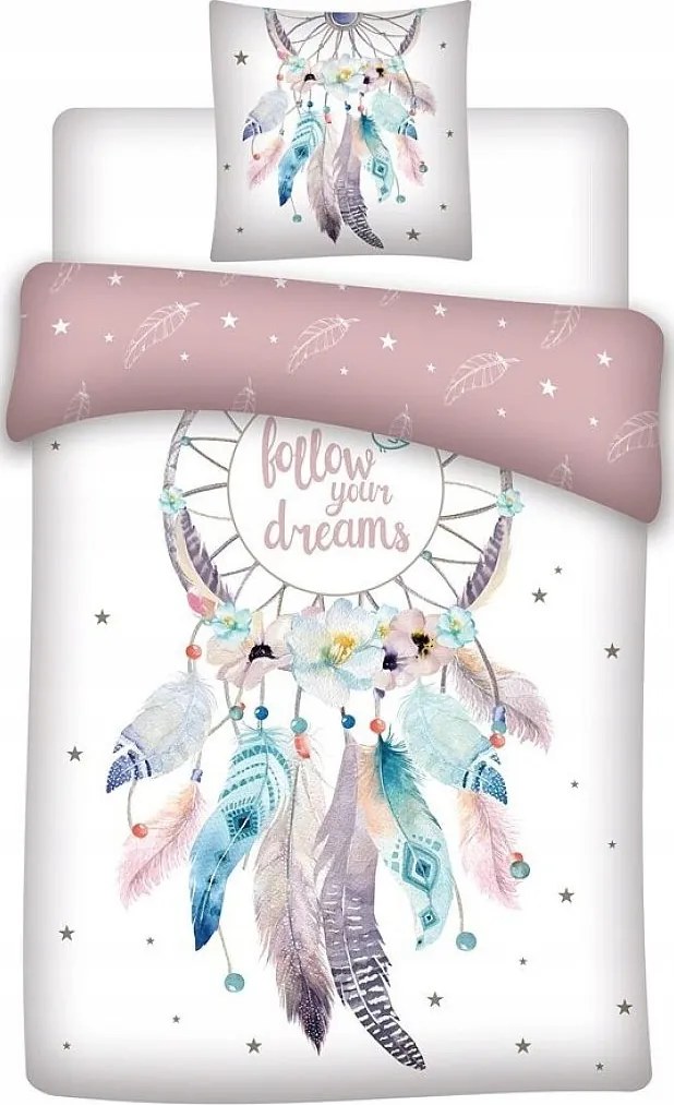 Álomfogó Ágyneműhuzat Follow Your Dreams 135x200 CM 100% Pamut