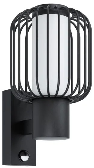 Eglo 98722 - kültéri fali lámpa érzékelővel RAVELLO 1xE27 / 28W / 230V IP44