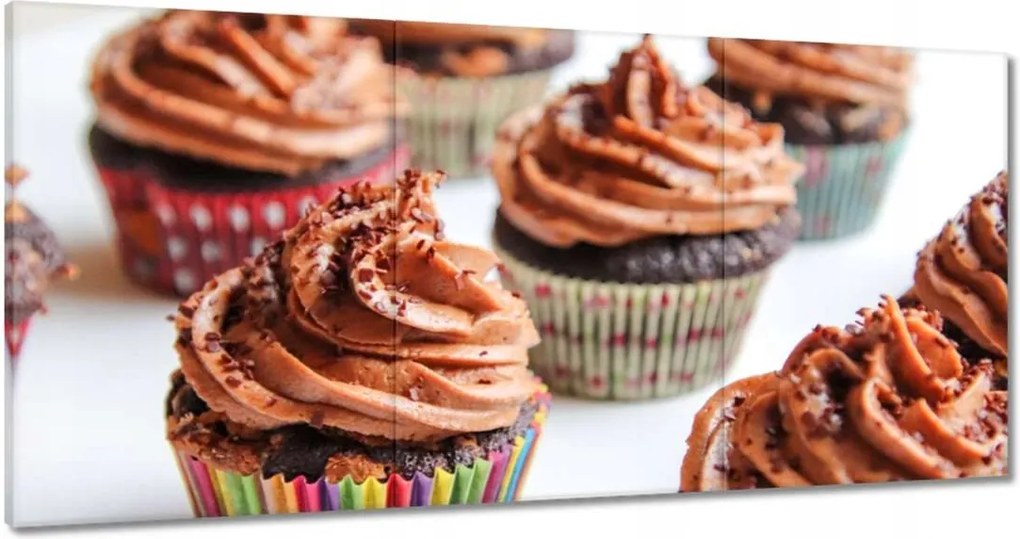 Vászonkép 60x30 Kakaós muffin