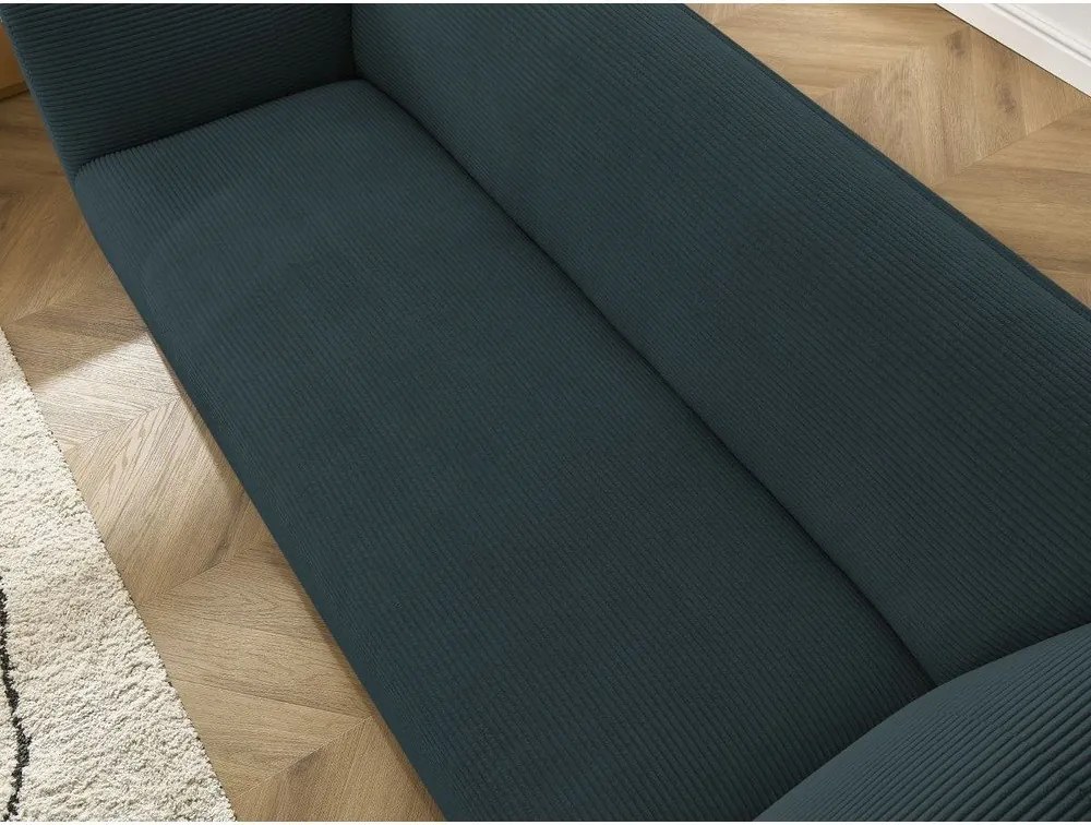 Sötétkék kordbársony kanapé 242 cm Giorgia – Bobochic Paris