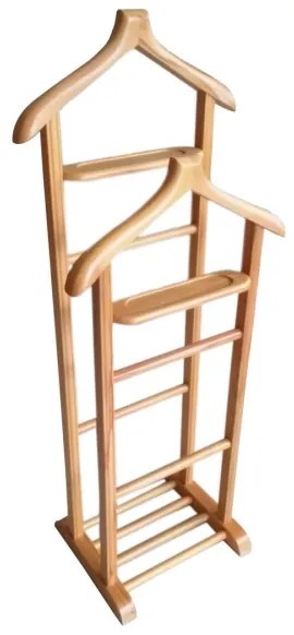 BIBI álló fogas, barna