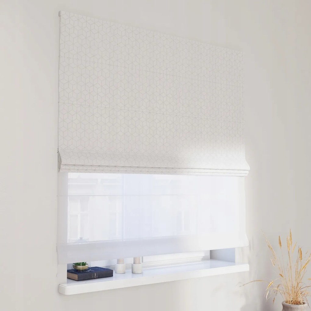 Kész római roló Duo 100x170cm fehér