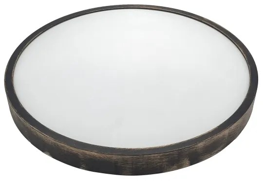 LED mennyezeti lámpa OAK SMOKY SLIM LED/36W/230V 4000K átm. 47 cm tölgy/sötétbarna