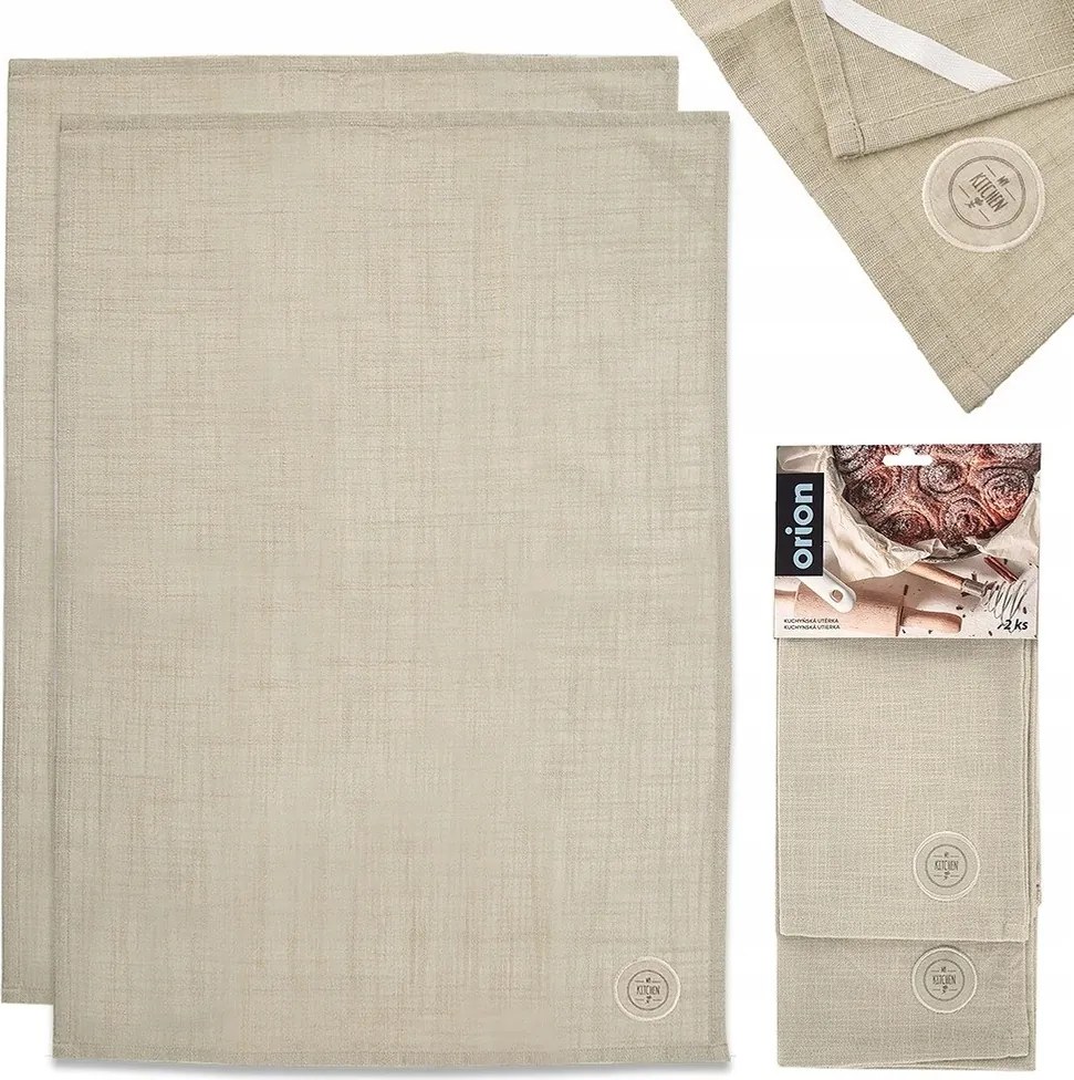 2x Konyhai törlőkendő pamut törlőkendő kéztörlő edény szalvéta