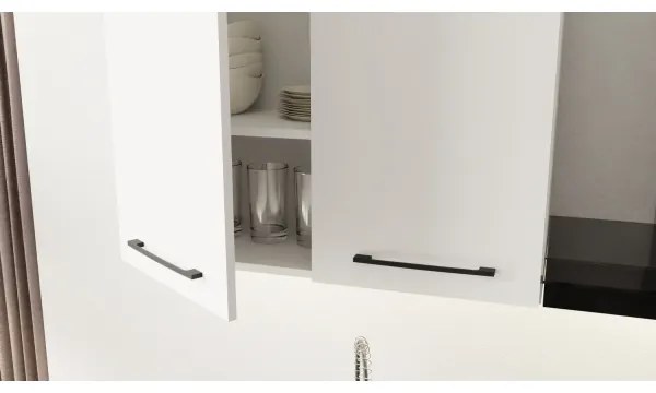 EVE 200 cm-es fehér konyhablokk