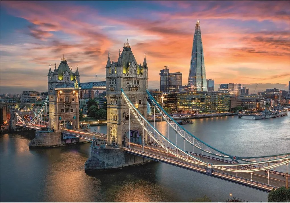 London Twilight 1500 db-os Compact puzzle Clementoni