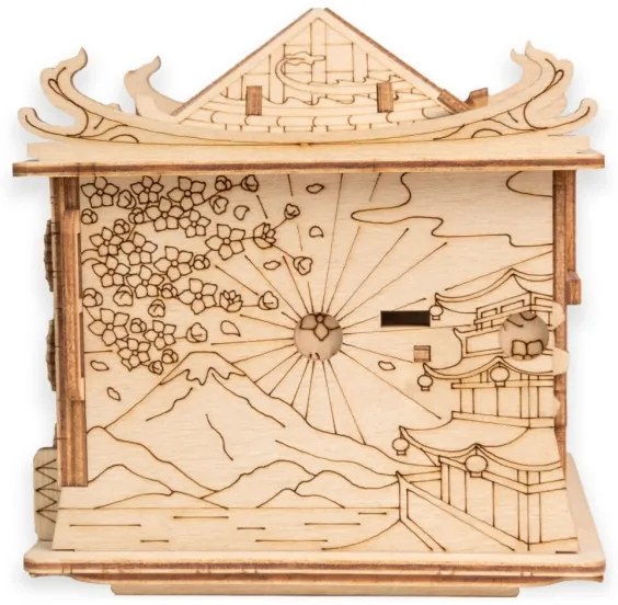 EscapeWelt - Fa puzzle Sárkányház