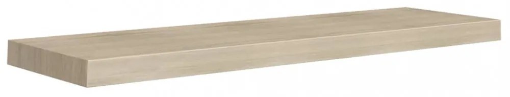 4 db tölgyszínű MDF lebegő fali polc 90 x 23,5 x 3,8 cm