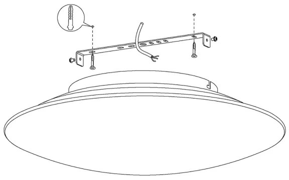 Eglo 97811 - RGB LED dimmelhető mennyezeti lámpa FRATTINA-C 1xLED/27W/230V