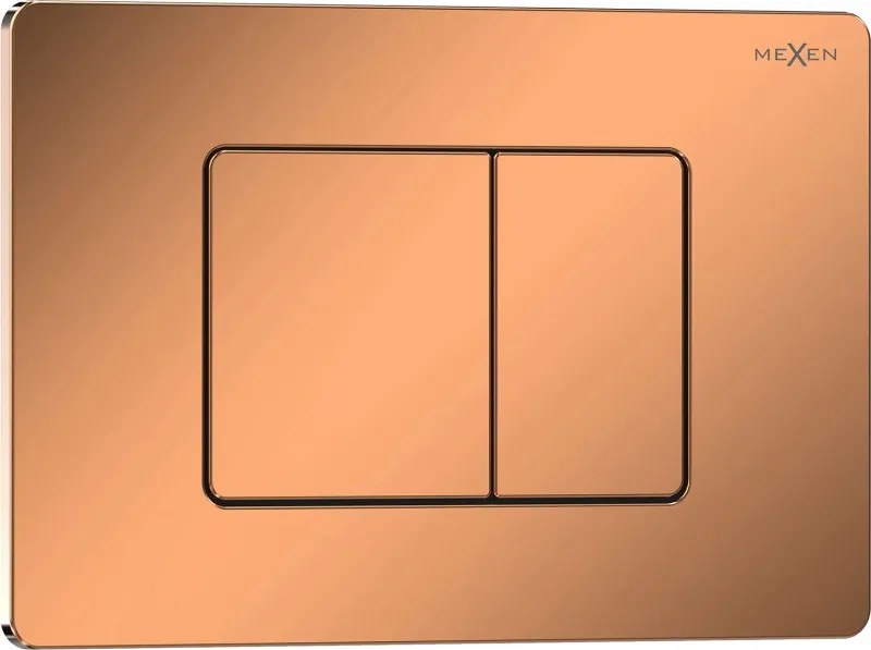 Mexen Tex 05 öblítőgomb rozsdamentes acél, fényes rózsaarany - 6105-09