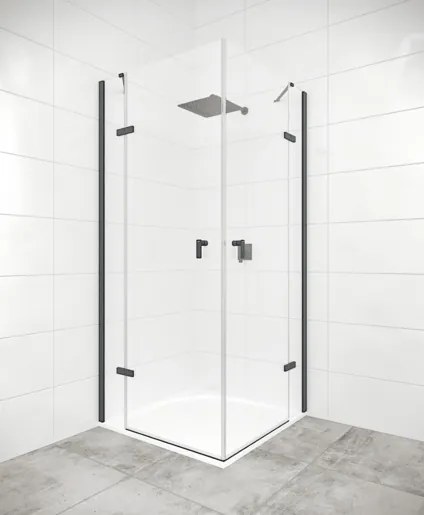 Zuhanysarok téglalap 100x90 cm Hüppe Strike New SIKOKHBD10090LC