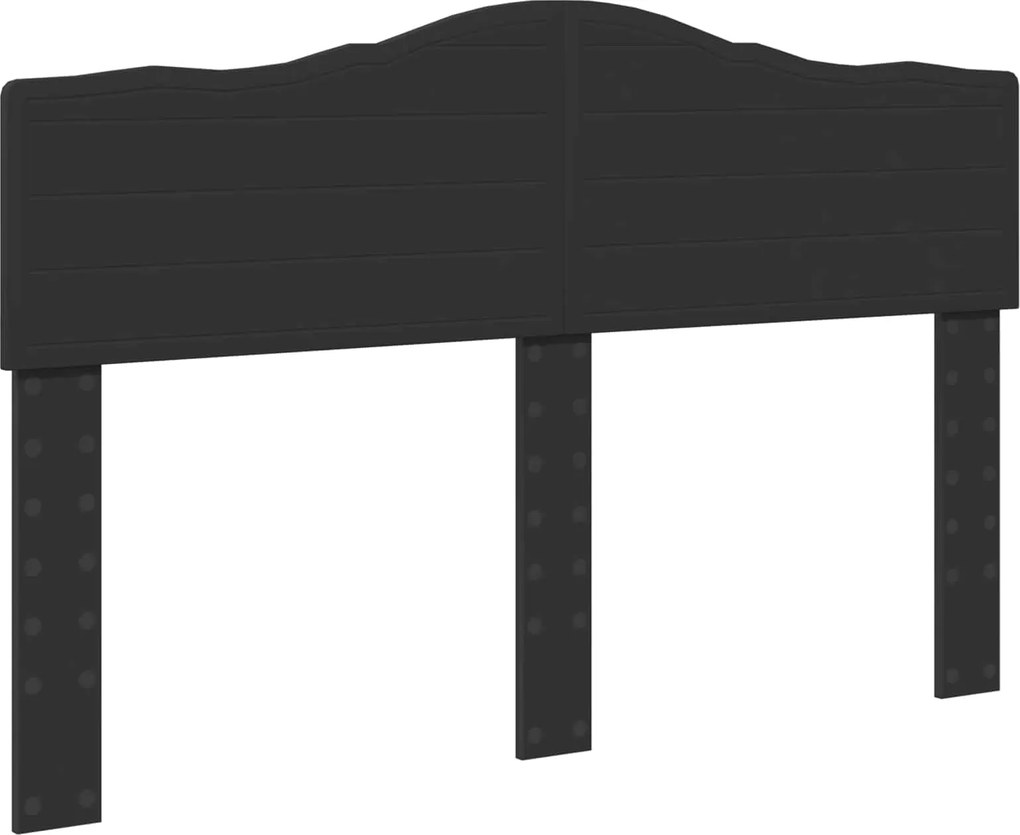 vidaXL Fejtámla Fekete tölgy 160 cm Faanyag