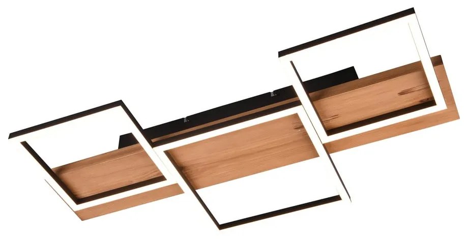 Fekete-natúr színű LED dimmelhető mennyezeti lámpa 34x65 cm Harper – Trio